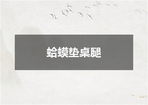 蛤蟆垫桌腿