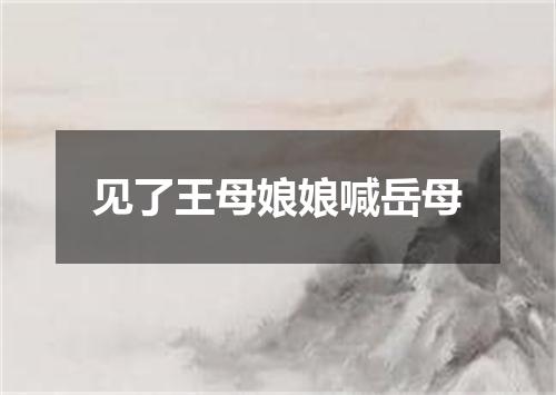 见了王母娘娘喊岳母