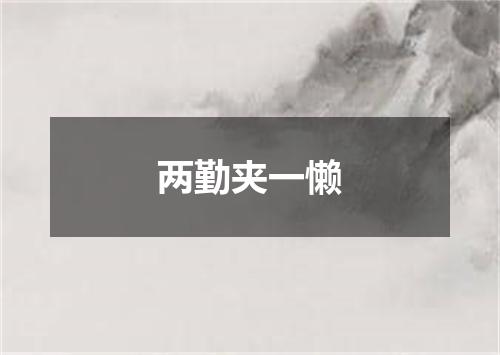 两勤夹一懒