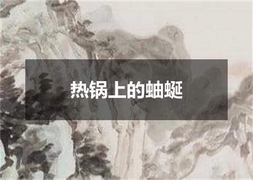 热锅上的蚰蜒