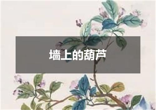 墙上的葫芦