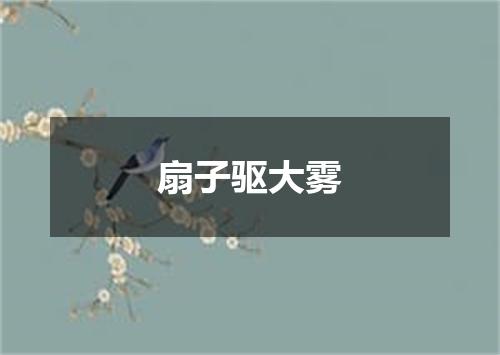 扇子驱大雾