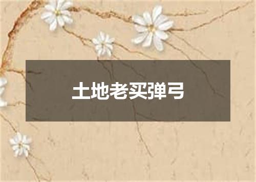 土地老买弹弓