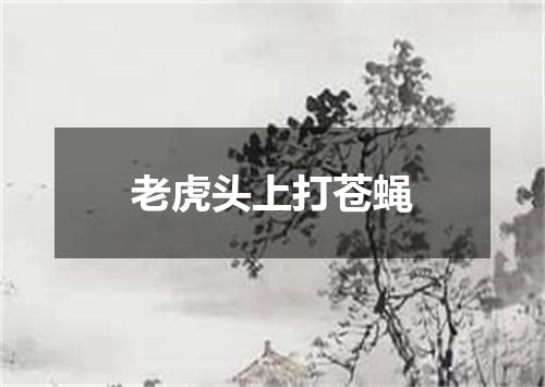 老虎头上打苍蝇