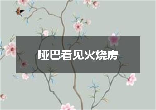 哑巴看见火烧房
