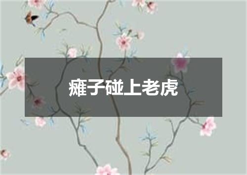 瘫子碰上老虎