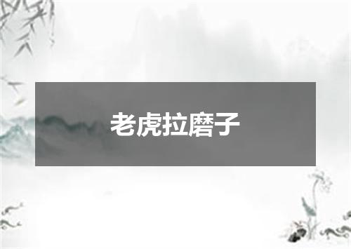 老虎拉磨子