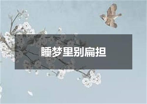 睡梦里别扁担
