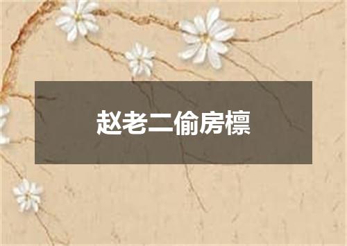 赵老二偷房檩