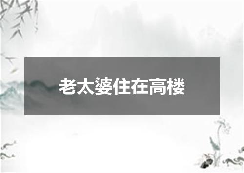 老太婆住在高楼