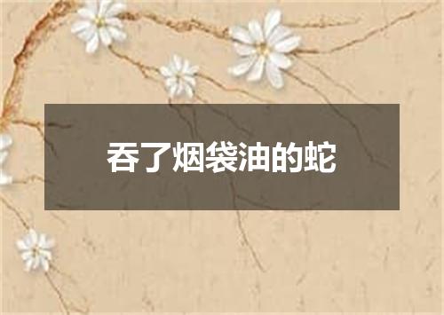 吞了烟袋油的蛇