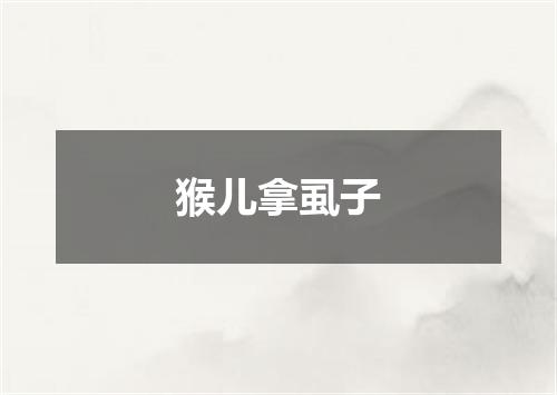 猴儿拿虱子