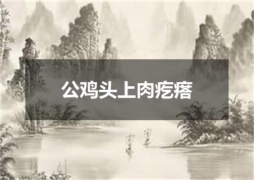公鸡头上肉疙瘩