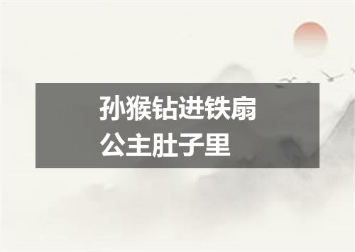 孙猴钻进铁扇公主肚子里