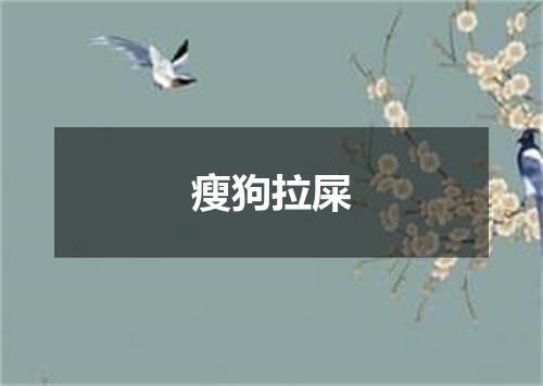 瘦狗拉屎