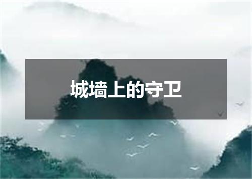 城墙上的守卫