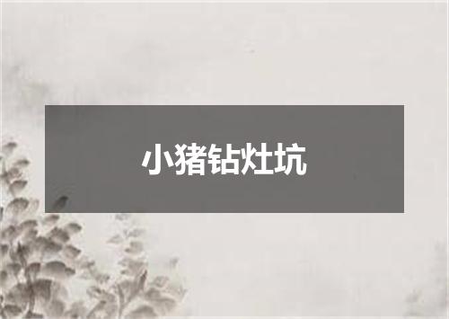 小猪钻灶坑