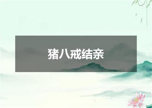 猪八戒结亲