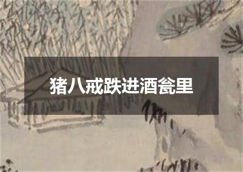 猪八戒跌进酒瓮里